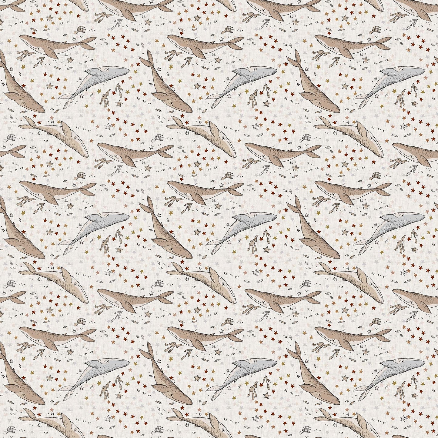 Calm Waters Fish by Bernadett Urbanovics for Figo ~ Ivory