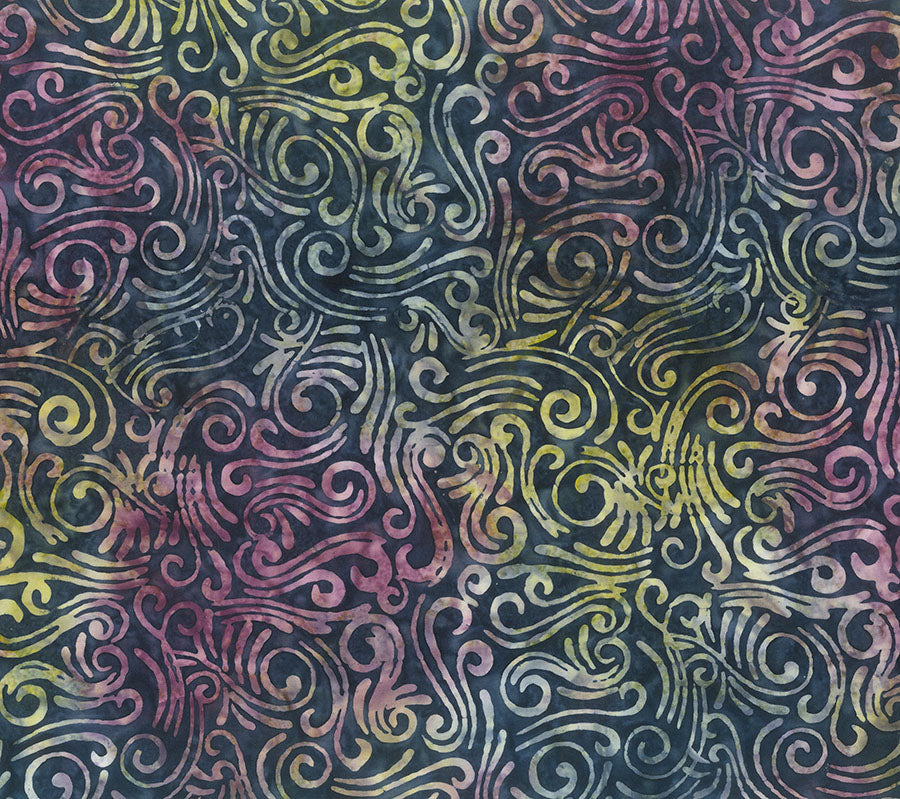 Swirls Batik Quilt Backing by Banyan Batiks Studio
