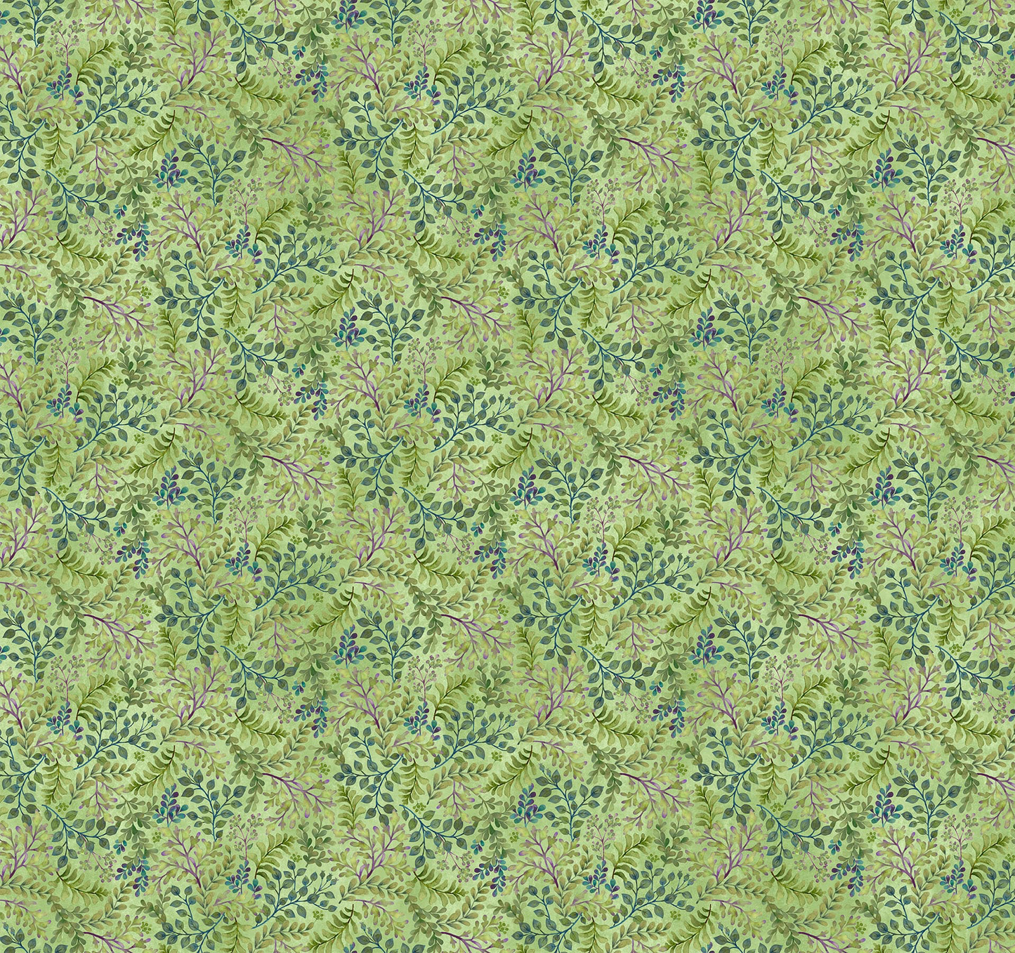 Nightshade Tossed Leaf by Deborah Edwards for Northcott ~ Green Multi