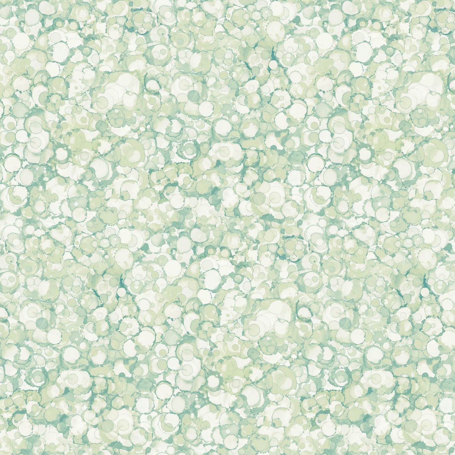 Autumn Breeze Bubbles Teal/Green by Deborah Edwards and Melanie Samra for Northcott