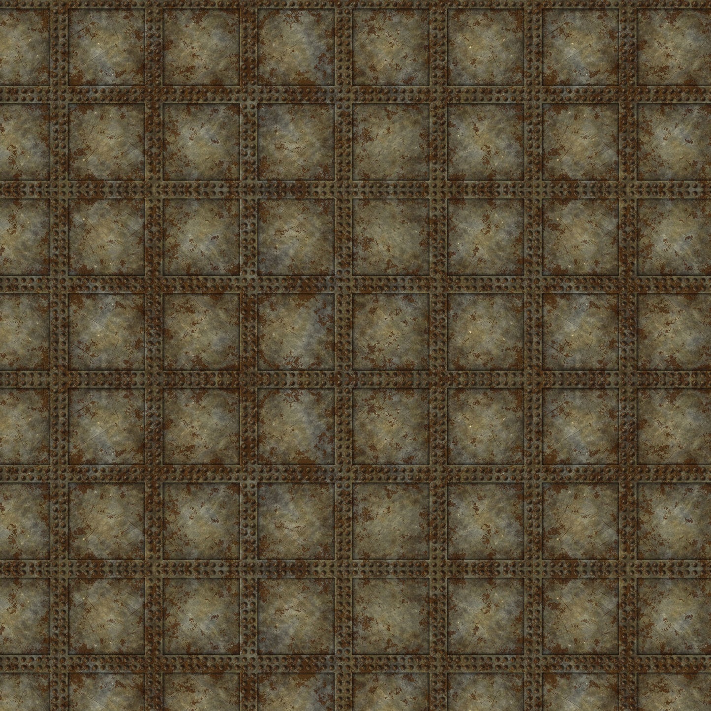 Steampunk Menagerie Rivets by Jason Yenter for In The Beginning Fabrics ~ Brown