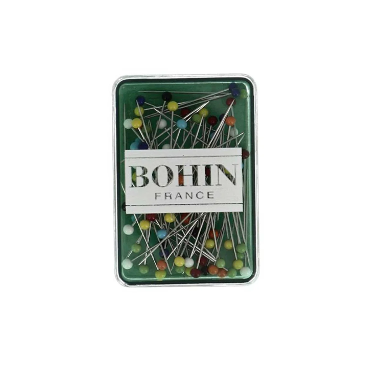 Glass head pins by Bohin ~ 150 ct
