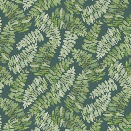 Sweet Magnolia by Deane Beesley for P&B Textiles ~ Dark Green