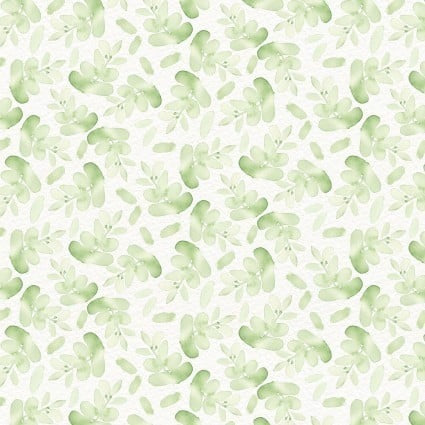Sweet Magnolia by Deane Beesley for P&B Textiles ~ Light Green