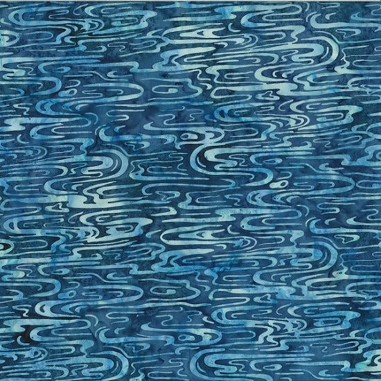 Seashells by the Seashore by Hoffman Fabrics ~ Lake