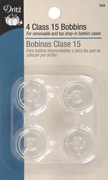 Bobbin Plastic Class 15 4ct