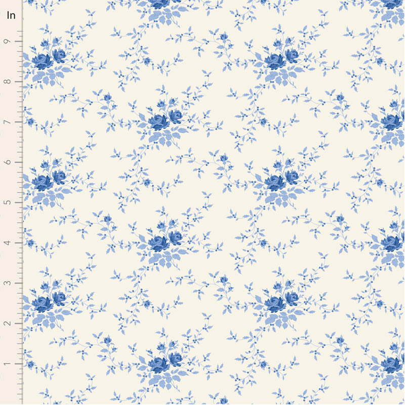 Something Blue by Tilda ~ Noel Blue ~ (1/4 Meter)