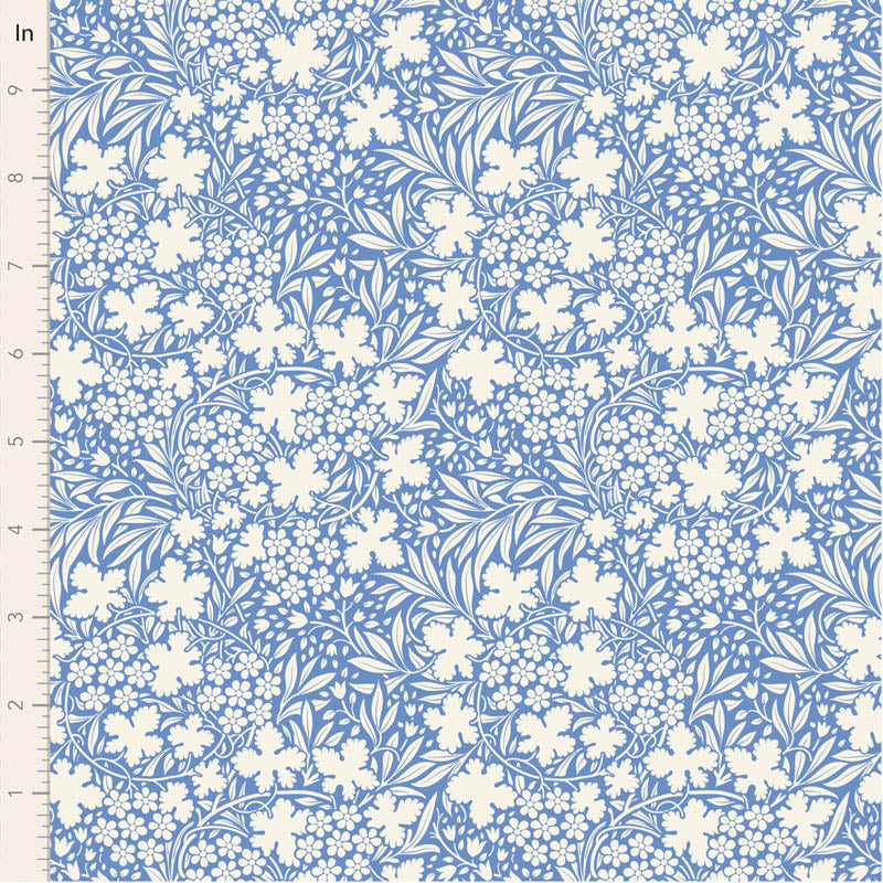 Something Blue by Tilda ~ Bushbloom Blue ~ (1/4 Meter)