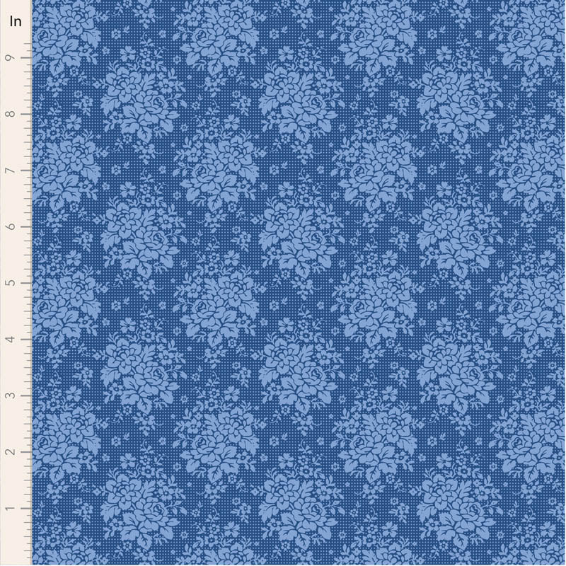 Something Blue by Tilda ~ Picknic Denim ~ (1/4 Meter)