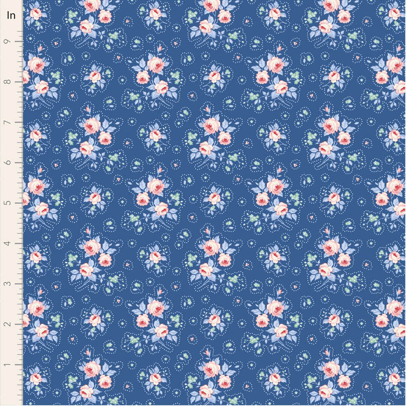 Something Blue by Tilda ~ First Kiss Denim ~ (1/4 Meter)