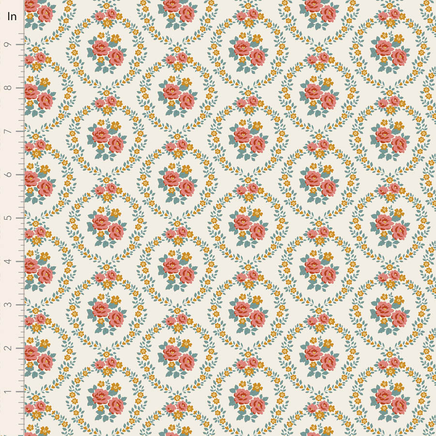 Village Life by Tilda ~ Mable Warm Cream ~ (1/4 Meter)