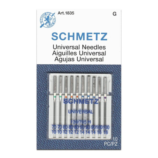 Universal Machine Needle Assorted Sizes ~ 10 Pack
