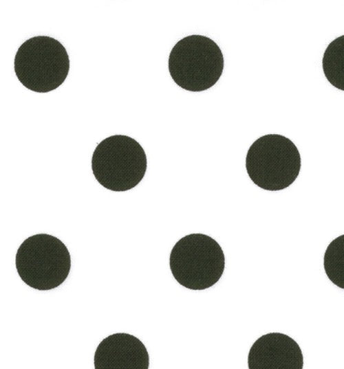 Dottie by Moda ~ White -Jet Black
