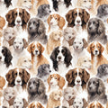Paw And Whisker by Camelot Fabrics ~ Man's Best Friend Multi ~ (1/4 Meter)