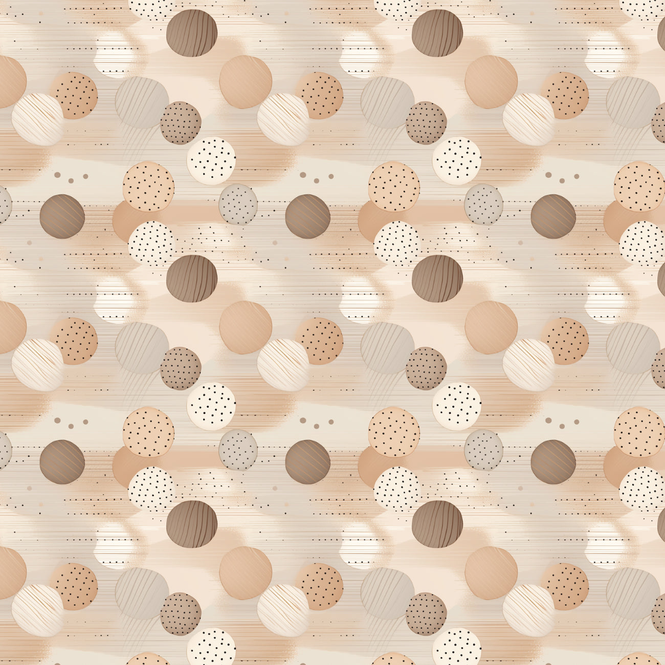 Paw And Whisker by Camelot Fabrics ~ Textured Dots Tan ~ (1/4 Meter)