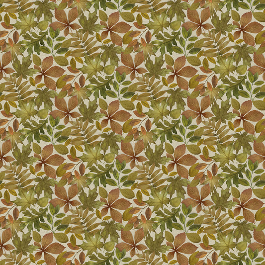 Natural Elements Packed Leaves by Northcott ~ Taupe Multi