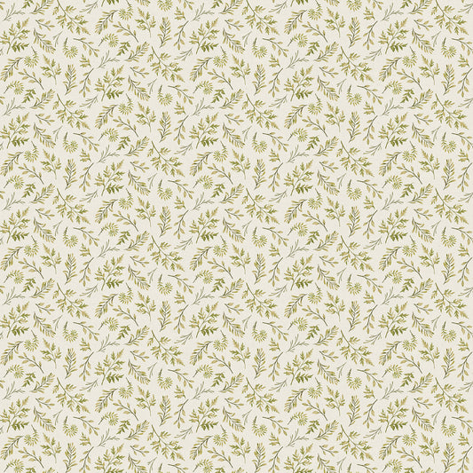 Natural Elements Mini Fern by Northcott ~ Creme/Green
