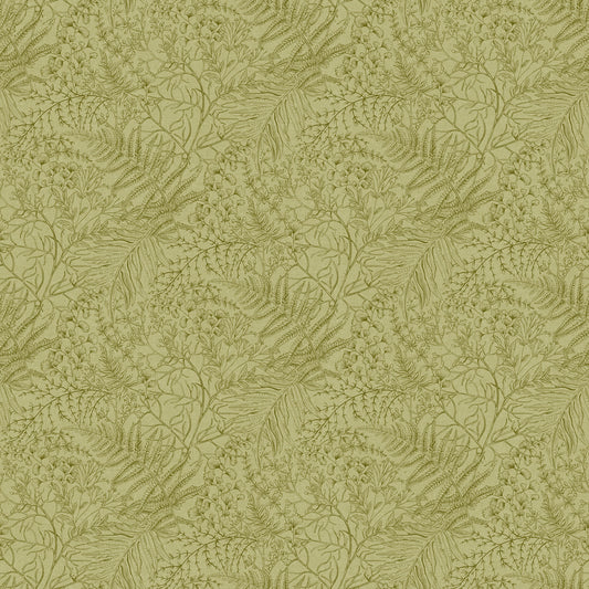 Natural Elements Toile Leaves by Northcott ~ Lt. Green