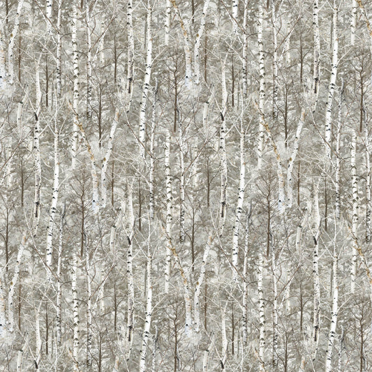 Wild at Heart by Al Agnew for Northcott~Dk Taupe