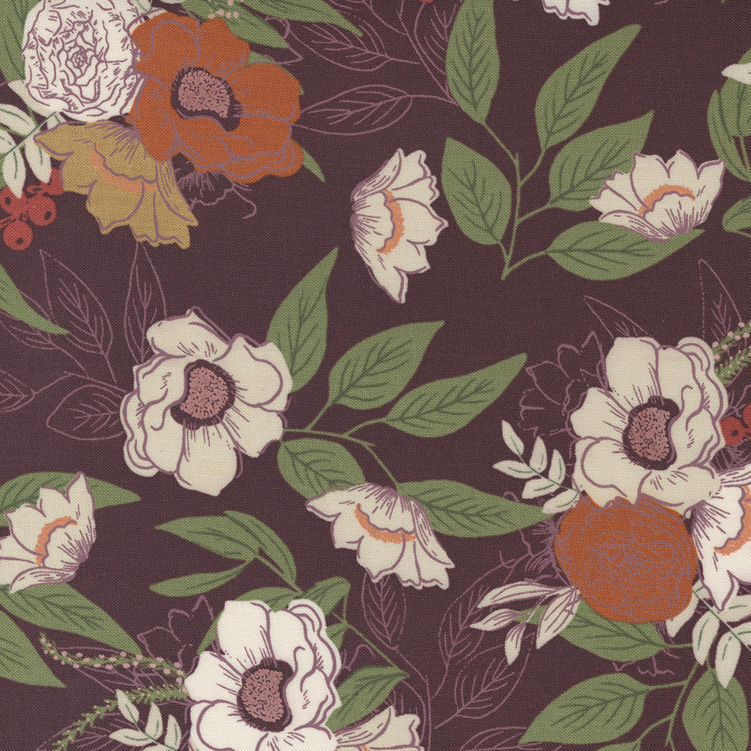 Slow Stroll by Fancy That Design House Co. ~ Merlot ~ (1/4 Meter)