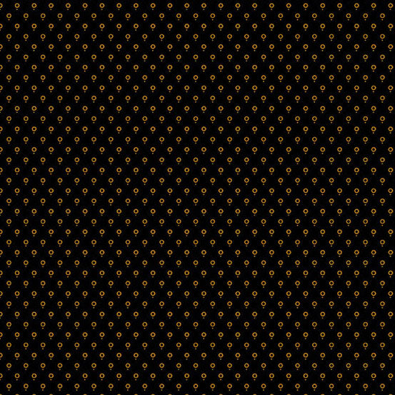 Bridgeport Set Dots by Jo Morton ~ Black ~ (1/4 Meter)