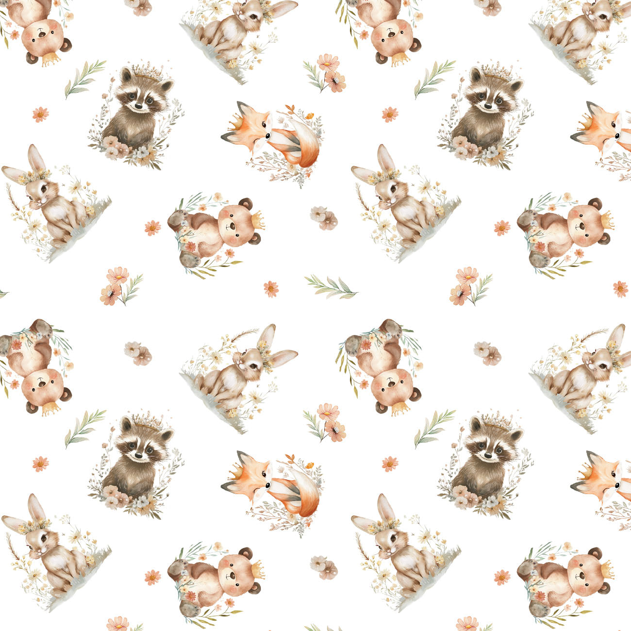 Sagebrush Babies by Ramona Murdock ~ Sagebrush Babies Toss White ~ (1/4 Meter)