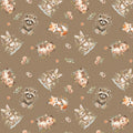 Sagebrush Babies by Ramona Murdock ~ Sagebrush Babies Toss Taupe ~ (1/4 Meter)