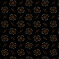 Bridgeport Quatrefoil by Jo Morton for Andover ~ Black