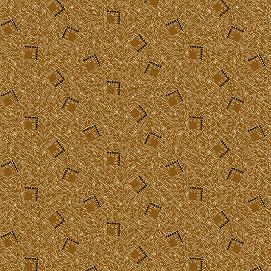 Bridgeport Tumbling Squares by Jo Morton for Andover ~ Brown