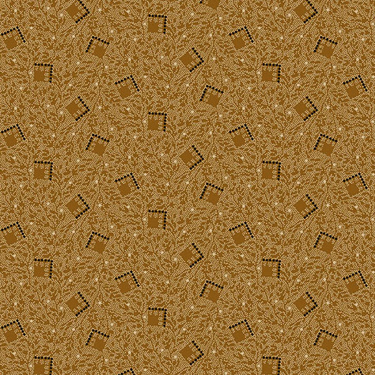 Bridgeport Tumbling Squares by Jo Morton for Andover ~ Brown