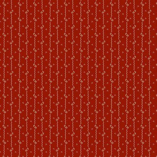 Bridgeport Deco Stitch by Jo Morton for Andover ~ Red