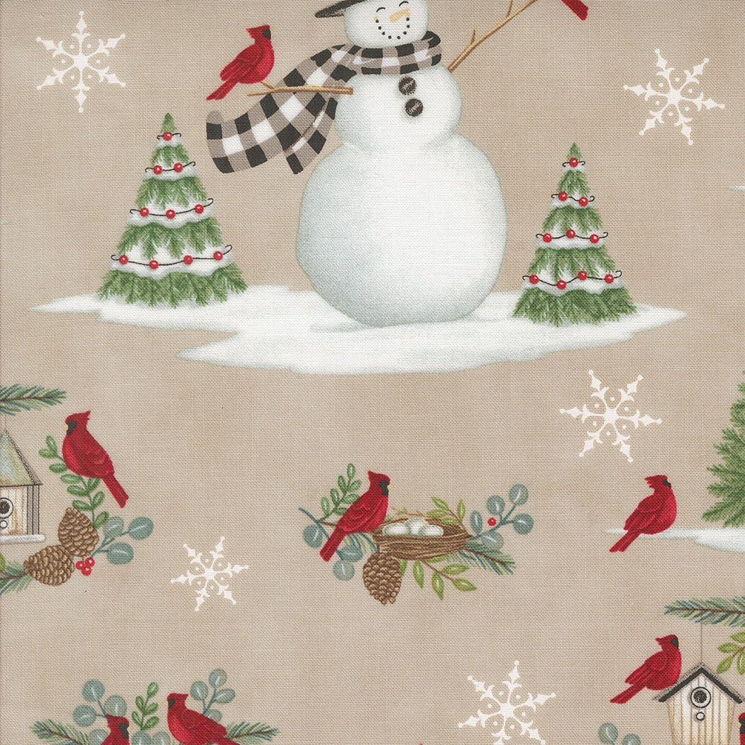 Winter Friends by Deb Strain for Moda ~ Fog