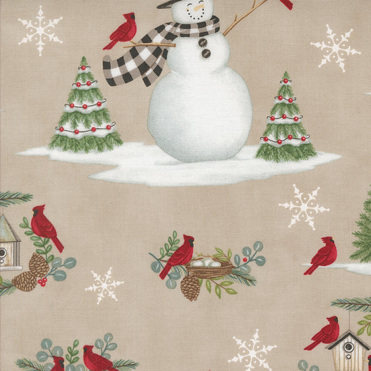 Winter Friends by Deb Strain for Moda ~ Fog