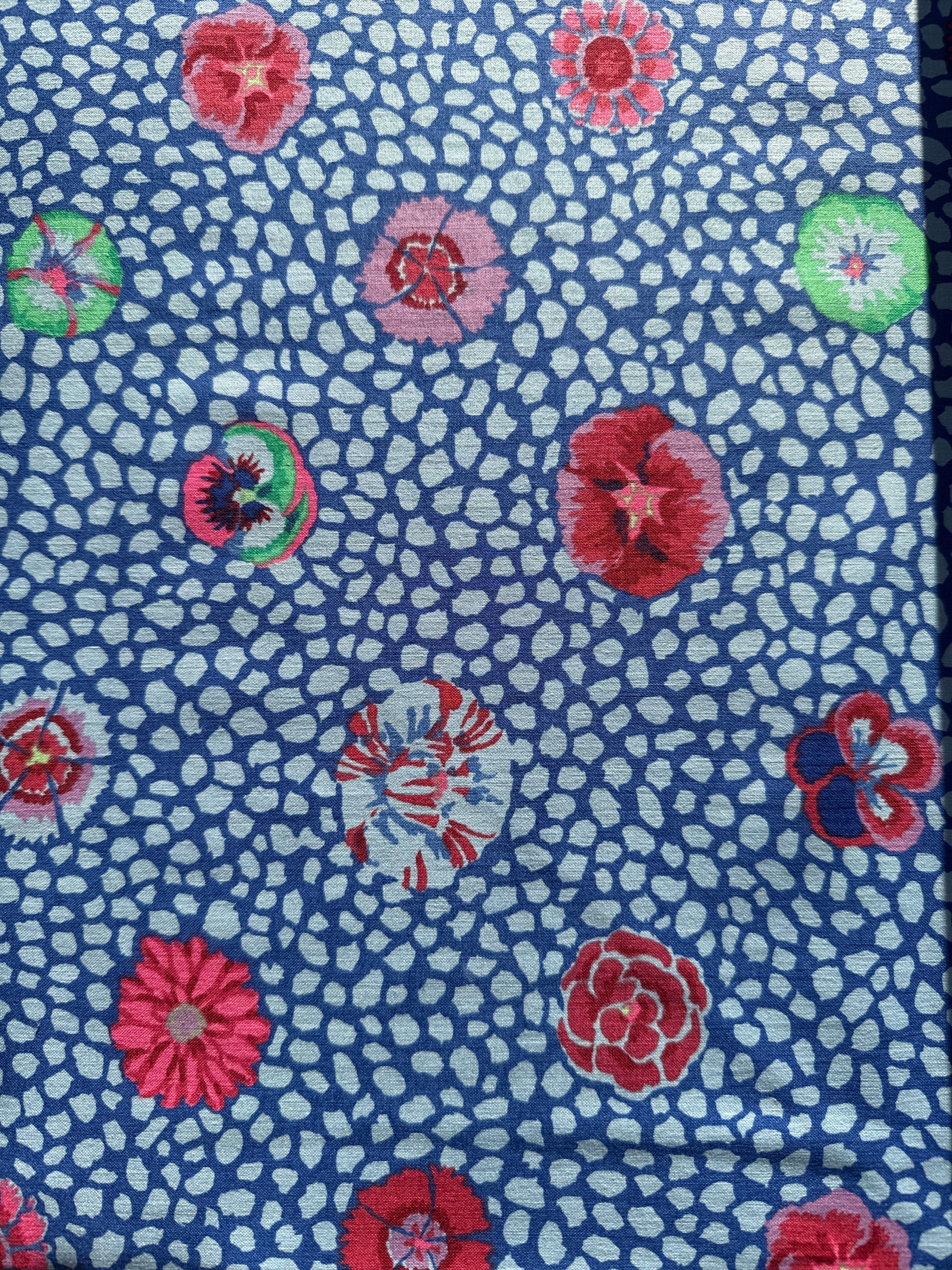 Classics Guinea Flower by Kaffe Fassett ~ Cobalt ~ (1/4 Meter)