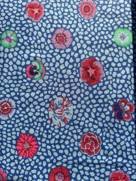Classics Guinea Flower by Kaffe Fassett for FreeSpirit Fabrics ~ Cobalt
