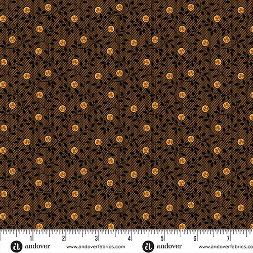 Bridgeport Striped Vines by Jo Morton for Andover ~ Brown