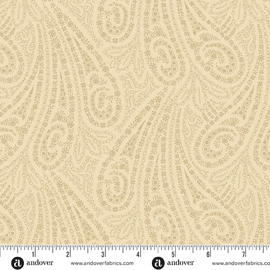 Grand Paisley by Jo Morton for Andover ~ Linen