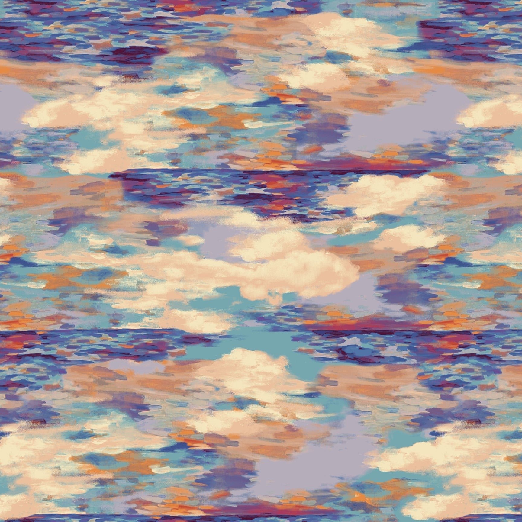 Portfolio of Landscapes by Elizabeth Isles for Studio E ~ Blue Sunset ~ (1/4 Meter)