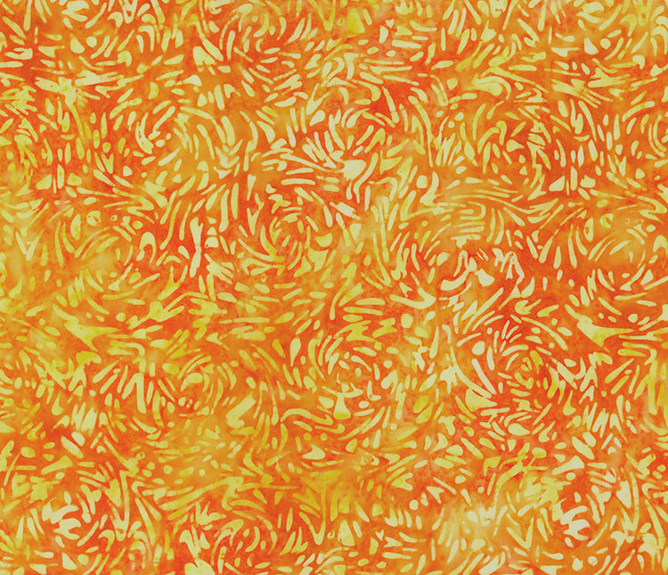 Banyan BFFs Batik by Northcott ~ Pumpkin