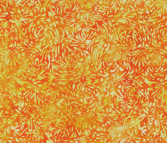 Banyan BFFs Batik by Northcott ~ Pumpkin