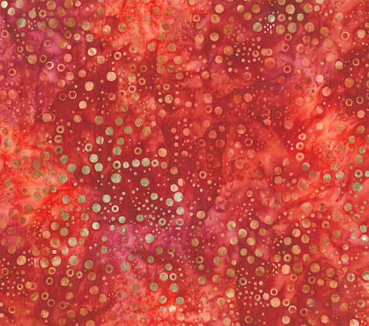 Pop Dots by Bayan Batiks for Northcott ~ Red