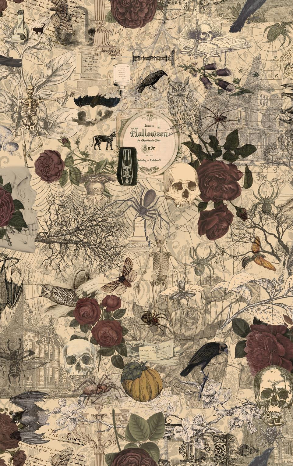 Haunted Mansion by 3 Sisters for Moda ~ Multi ~ (1/4 Meter)