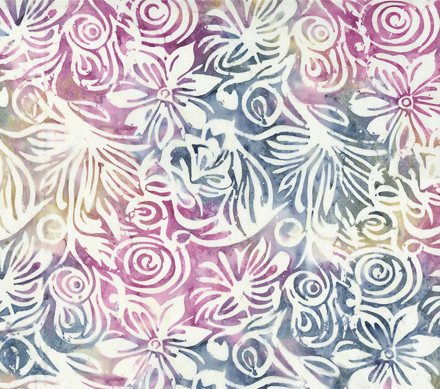 Ladybug Meadow Large Floral by Northcott ~ Raspberry Multi