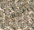 Ladybug Meadow Large Floral by Northcott ~ Mauve and Olive