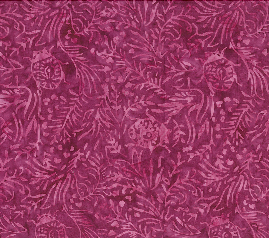 Ladybug Meadow by Northcott ~ Raspberry