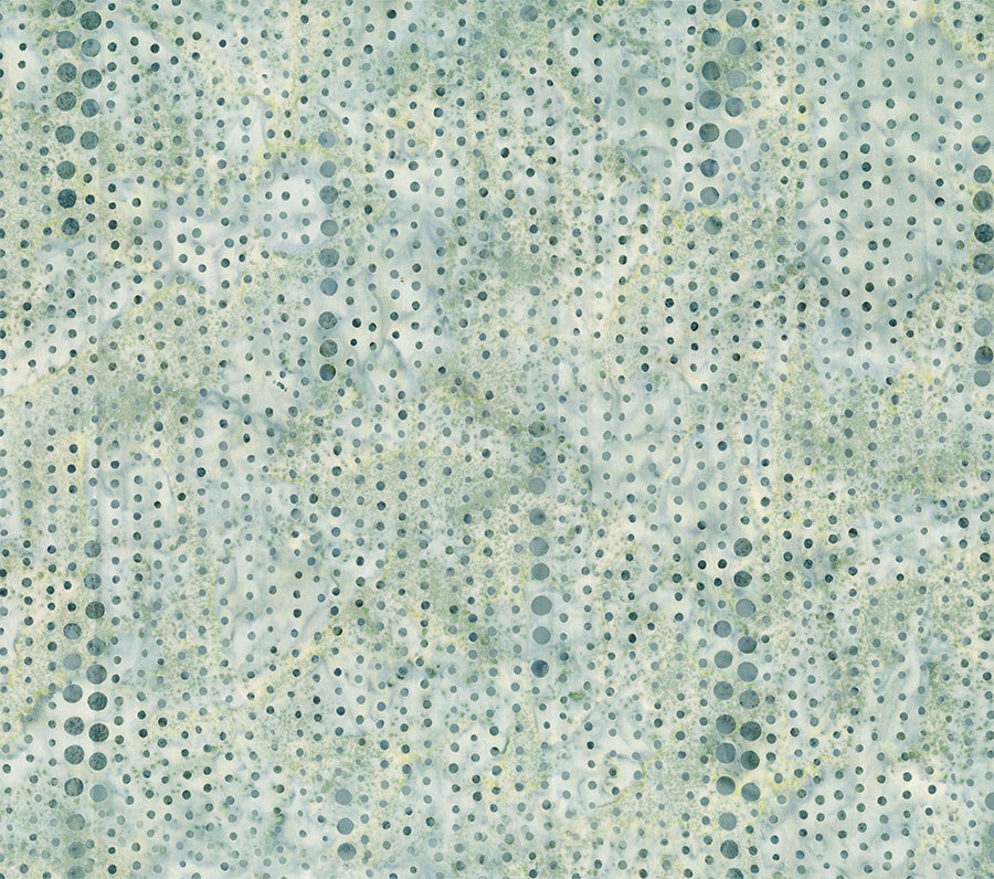 Ladybug Meadow Line Dot by Northcott ~ Dusty Sage
