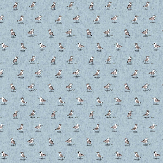 Calm Waters Seagulls by Bernadett Urbanovics for Figo ~ Blue