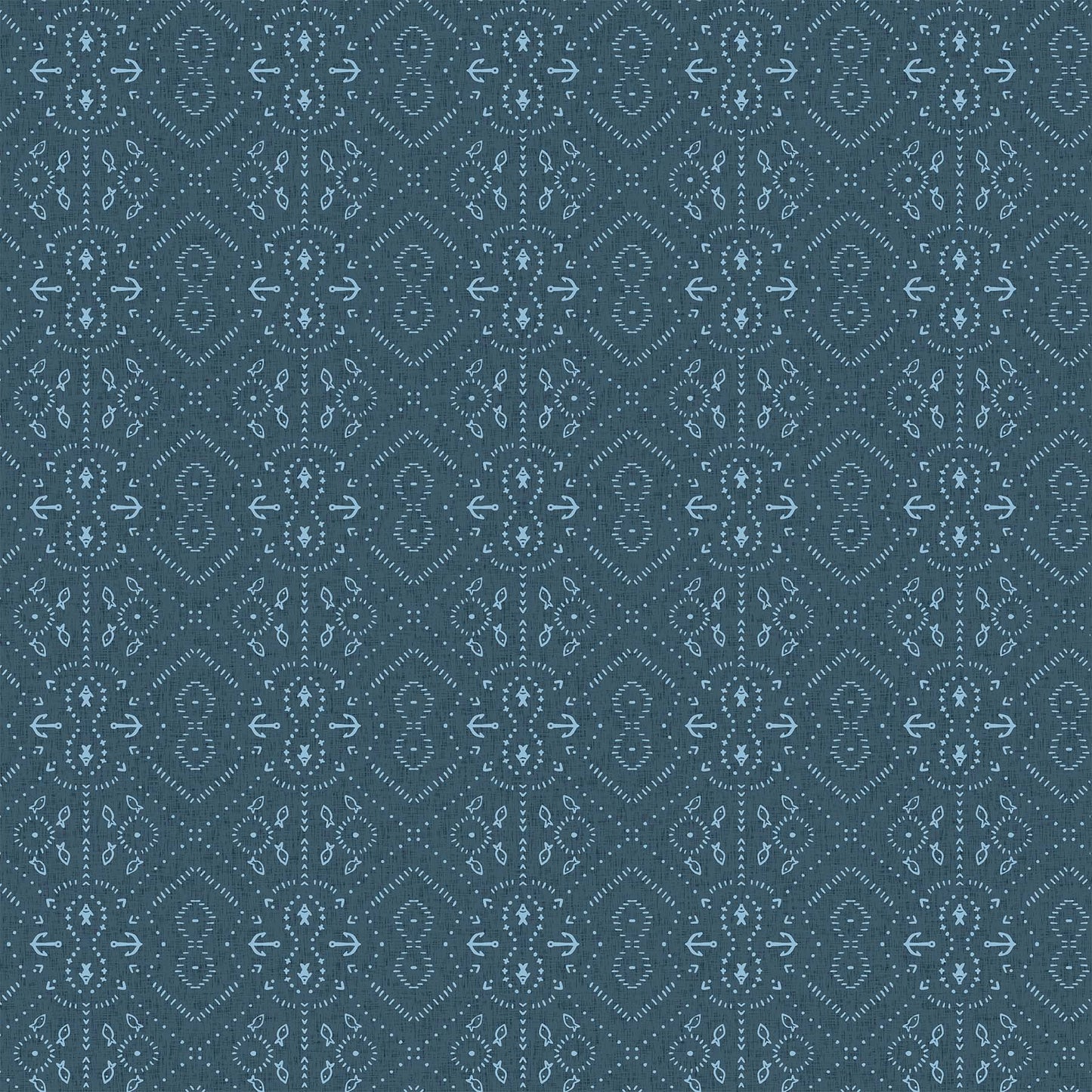 Calm Waters Anchors by Bernadett Urbanovics for Figo ~ Blue