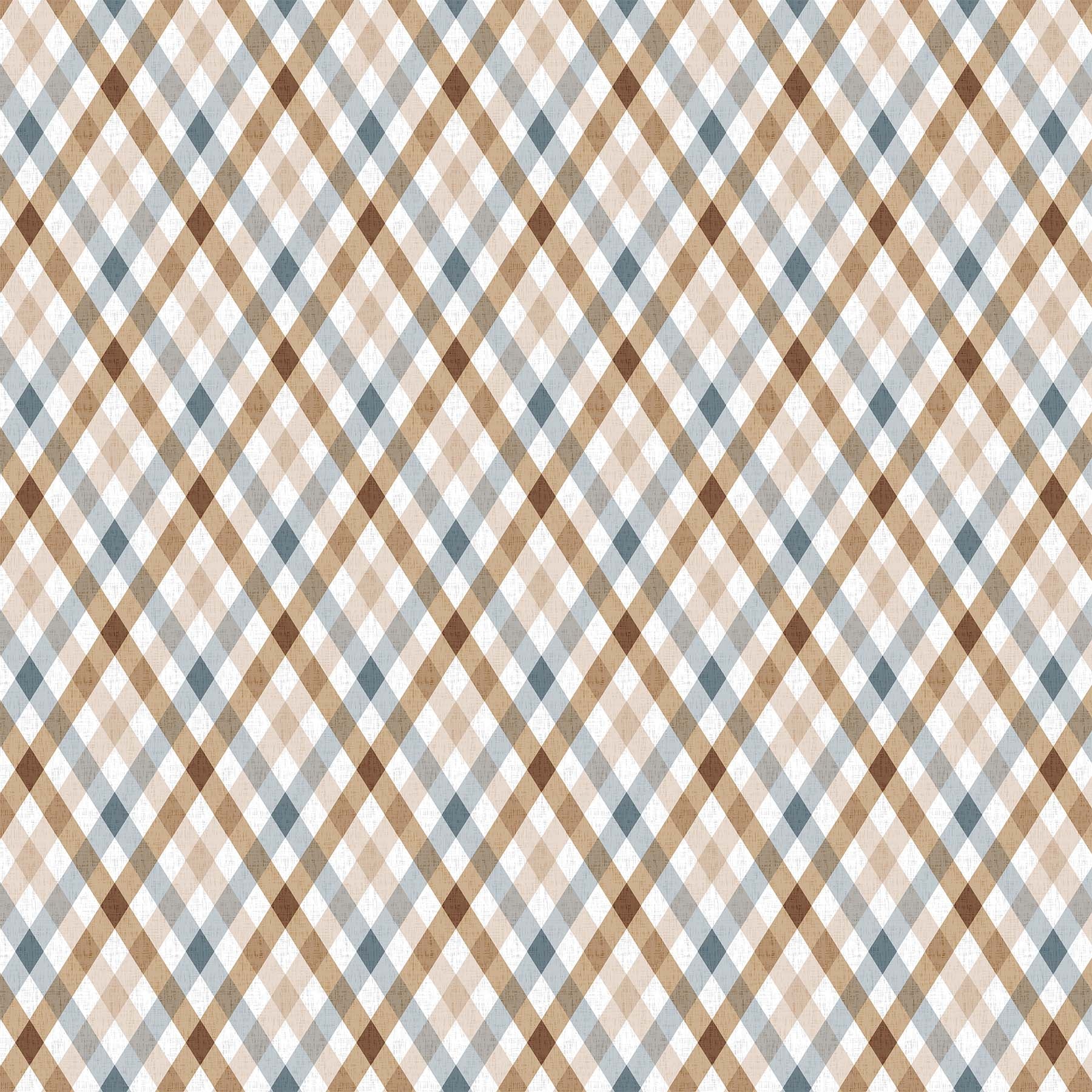 Calm Waters by Bernadett Urbanovics for Figo ~ Brown ~ (1/4 Meter)