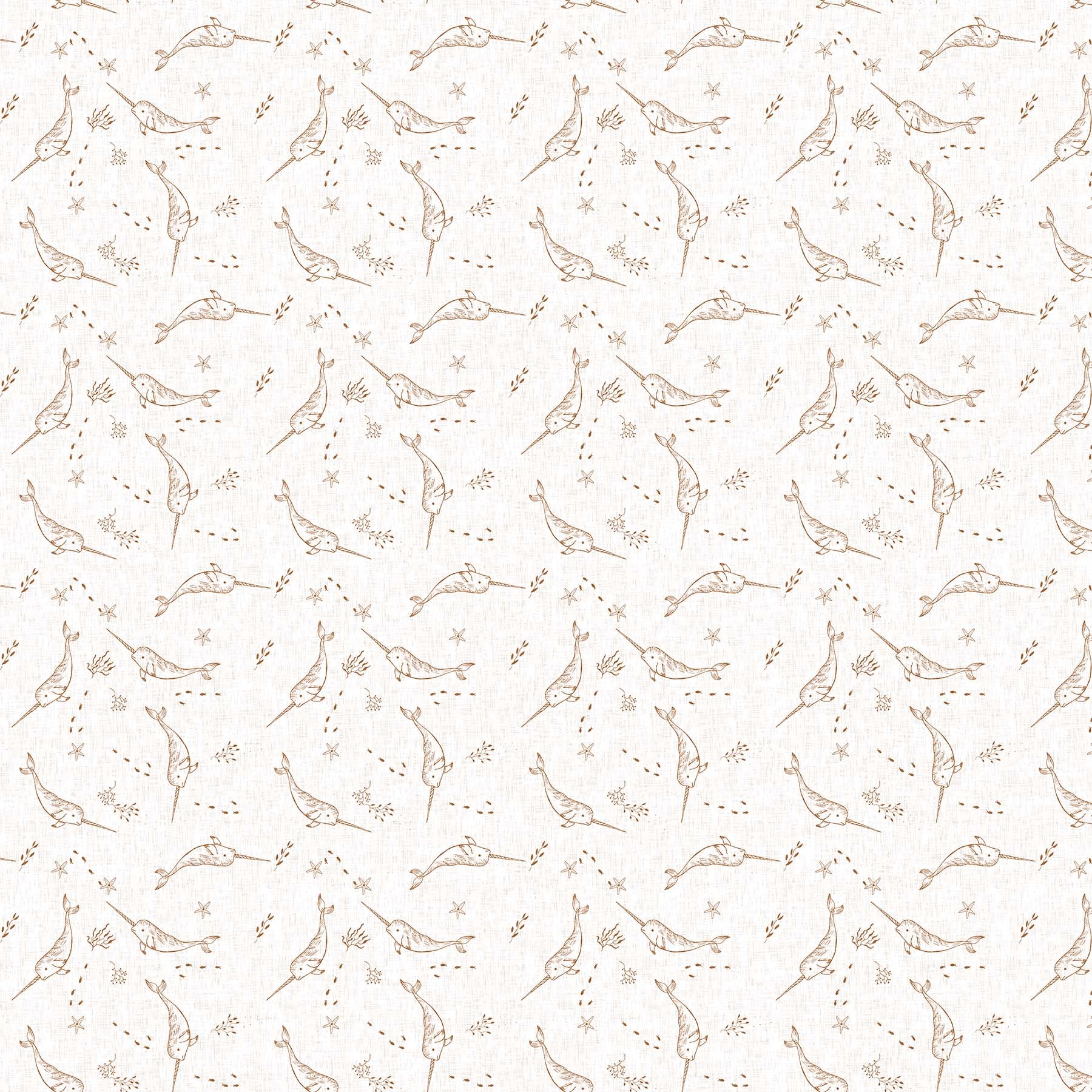 Calm Waters by Bernadett Urbanovics for Figo ~ Cream ~ (1/4 Meter)